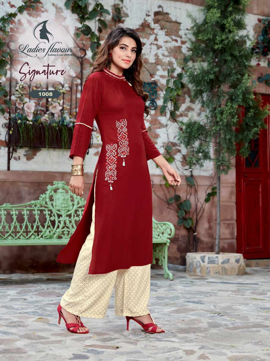 Signature Vol 3 Rayon Printed Kurti Catalogue Signature Vol 3 Rayon Printed Kurti Catalogue